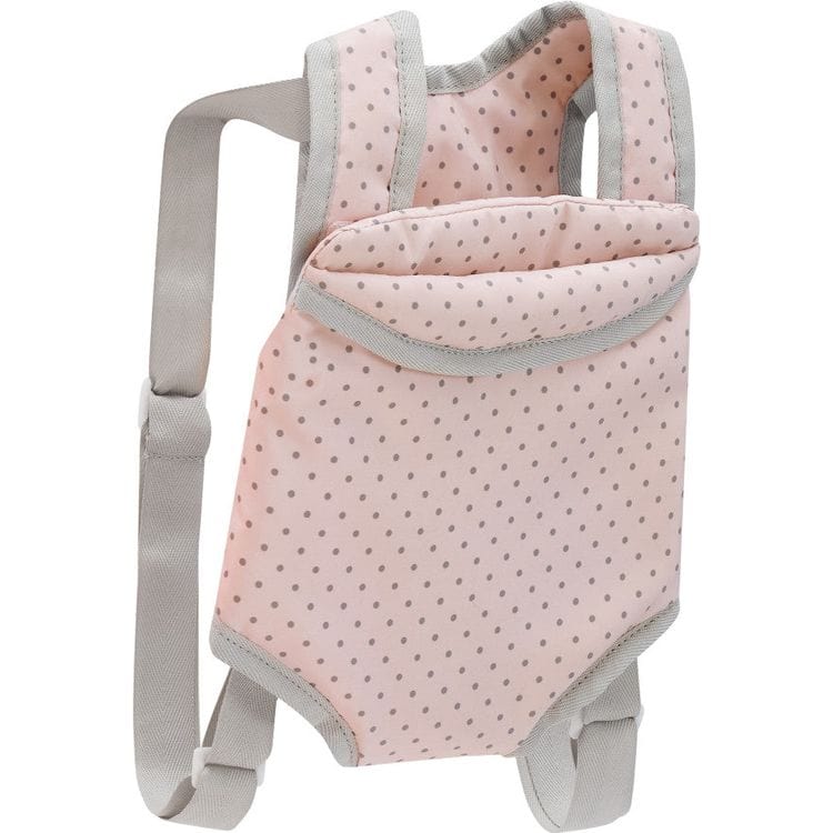 Teamson Kids - Olivia's Little World Polka Dot Princess Baby Doll Carrier & Car Seat Set - Dolls
