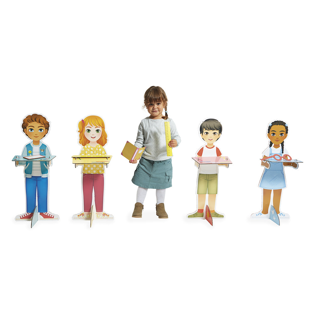 Janod - One Day at School Playset - Preschool