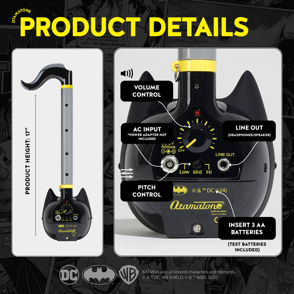 Otamatone - Otamatone Deluxe Series 1 - DC Comics Batman - Music