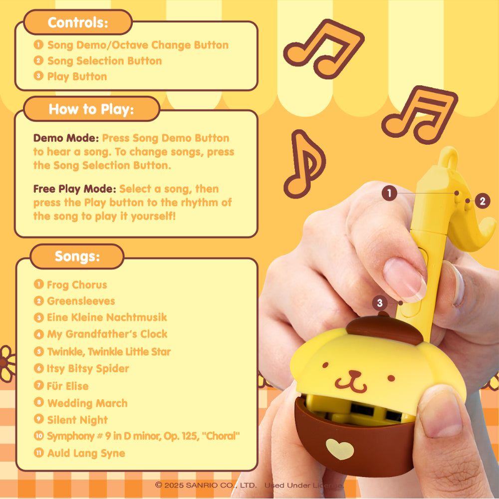 Otamatone - Otamatone Melody Sanrio - Pompompurin - Music