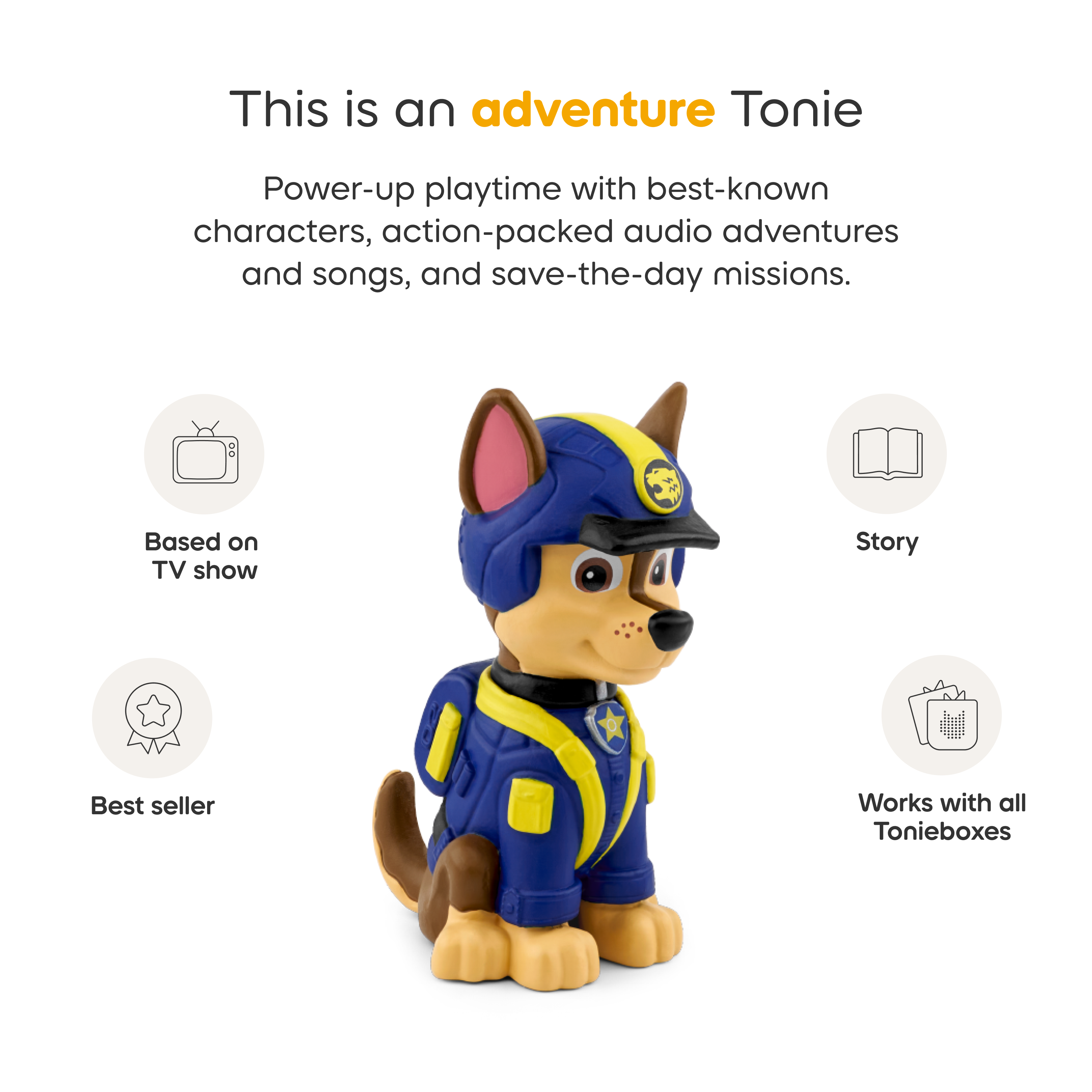 Tonies - PAW Patrol Jungle Pups: Chase Tonie - Electronics