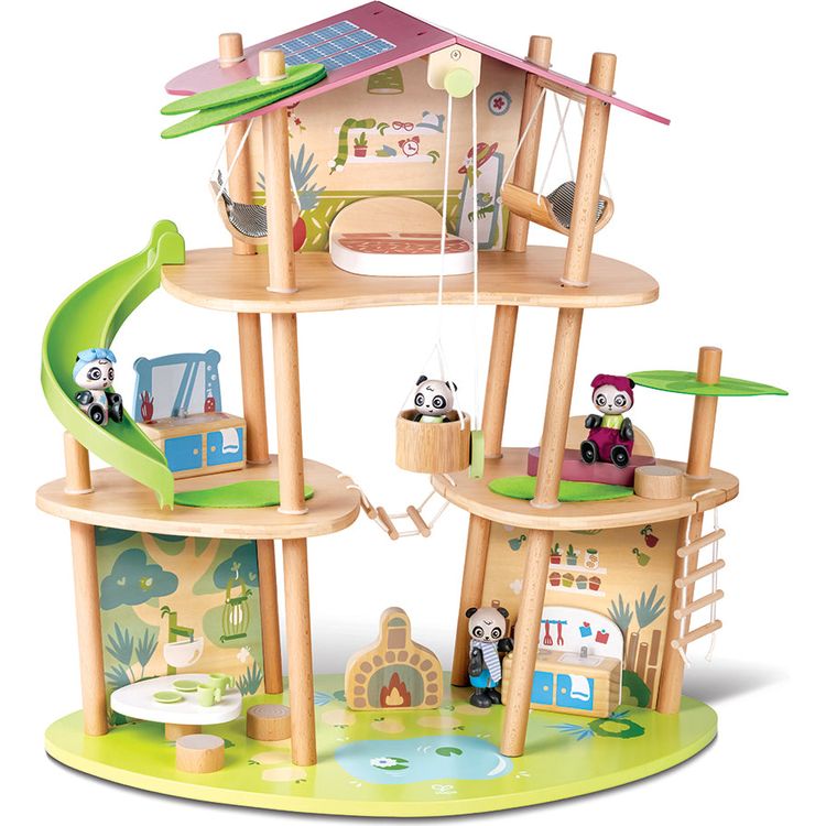 Hape - Pandas' Bamboo House - Preschool
