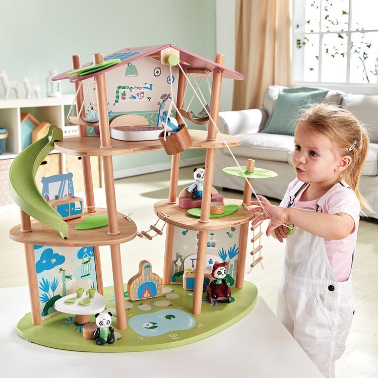 Hape - Pandas' Bamboo House - Preschool
