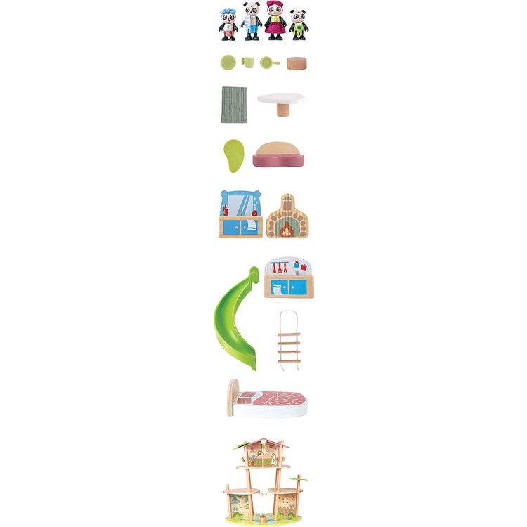 Hape - Pandas' Bamboo House - Preschool