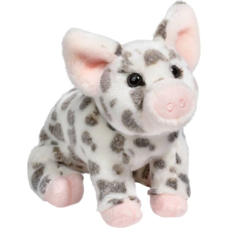 Douglas - Pauline Black Spotted Pig - Plush
