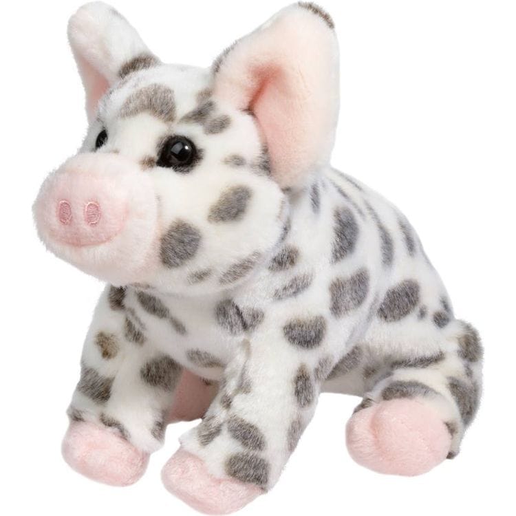 Douglas - Pauline Black Spotted Pig - Plush