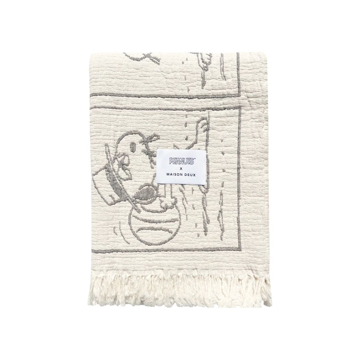 Maison Deux - Peanuts Blanket Comic Dessert - Room Decor