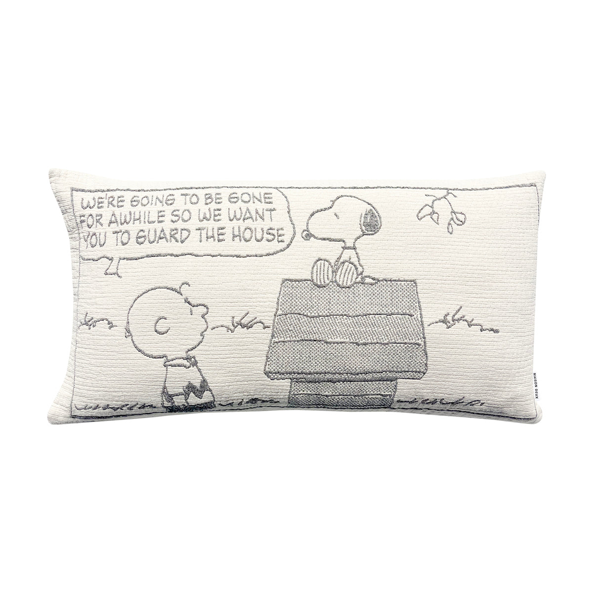 Maison Deux - Peanuts Cushion Cover XL - Guard the House - Room Decor