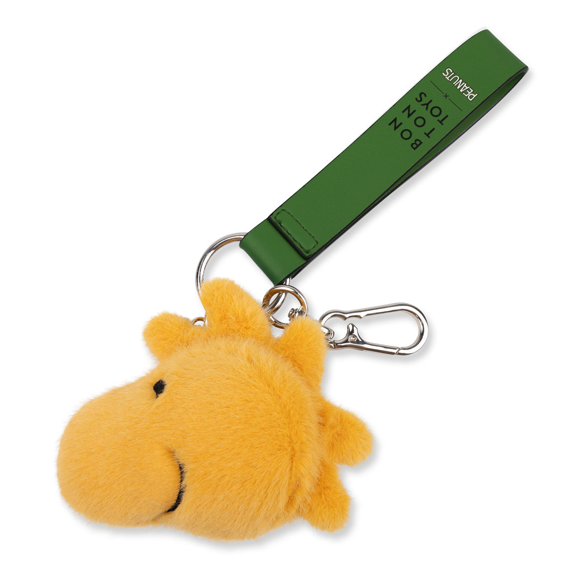 Bon Ton Toys - Peanuts Woodstock Fuzzy ECO Yellow Bag Charm - 3.5" - Plush