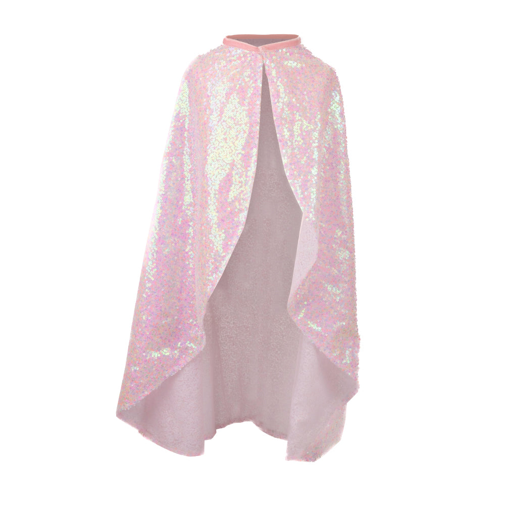 Great Pretenders - Pink Sequins Twirl Cape - Size 4-6 Years - Dress up