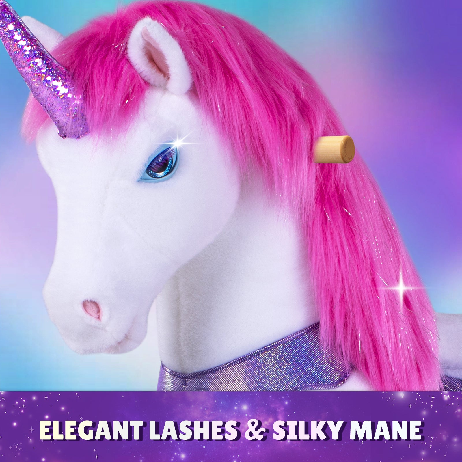 PonyCycle, Inc. - Pink Unicorn Model Y Ride on Toy - 3-4 Years - Preschool