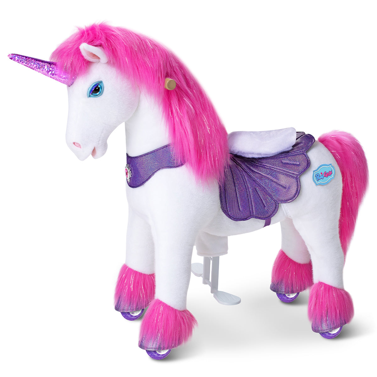 PonyCycle, Inc. - Pink Unicorn Model Y Ride on Toy - 4-7 Years - Outdoor
