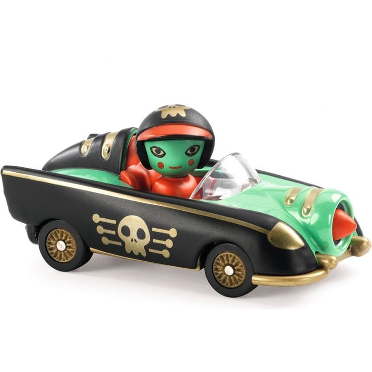 Djeco - Pirate Wheels Crazy Motors Car Toy - Vehicles