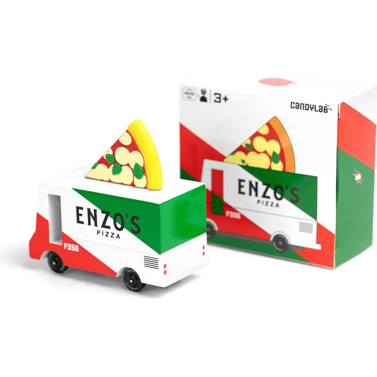 Candylab - Pizza Van Toy Car - Vehicles