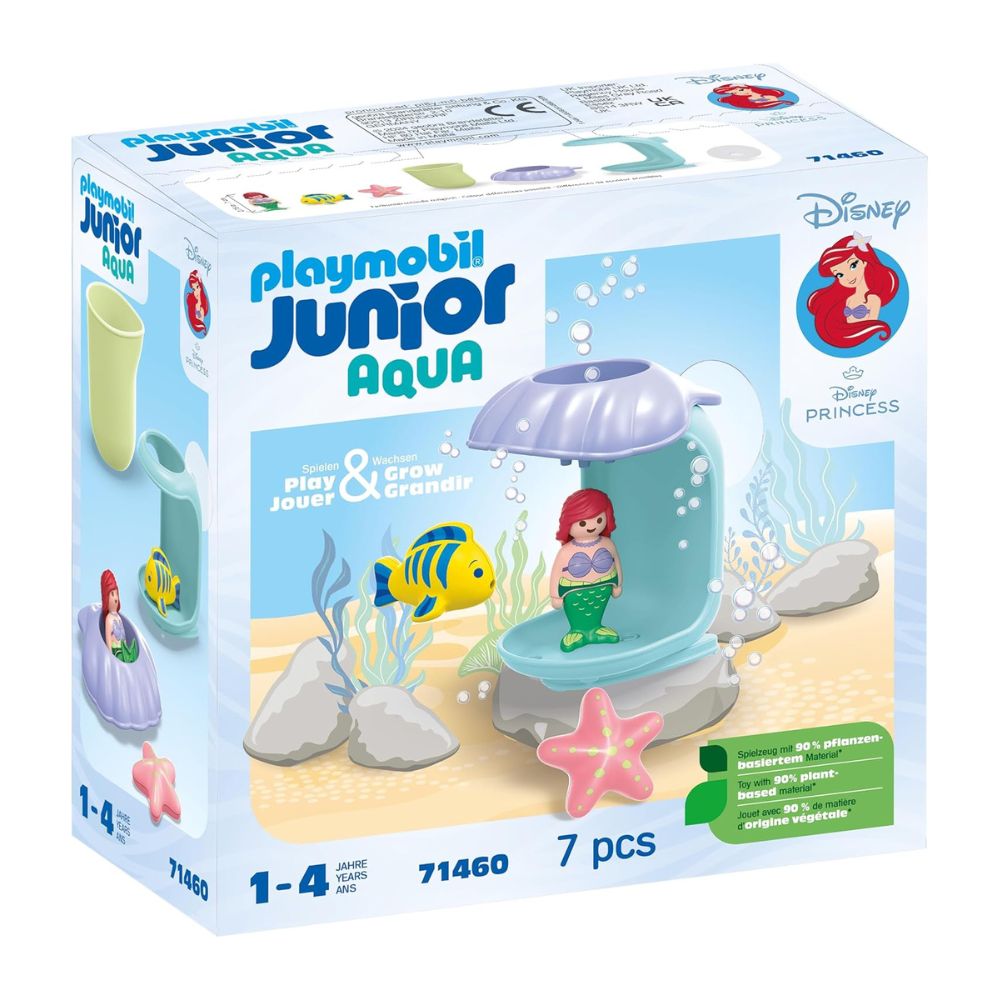 Playmobil - Playmobil Junior & Disney: Ariel's Shell Shower Playset - Preschool