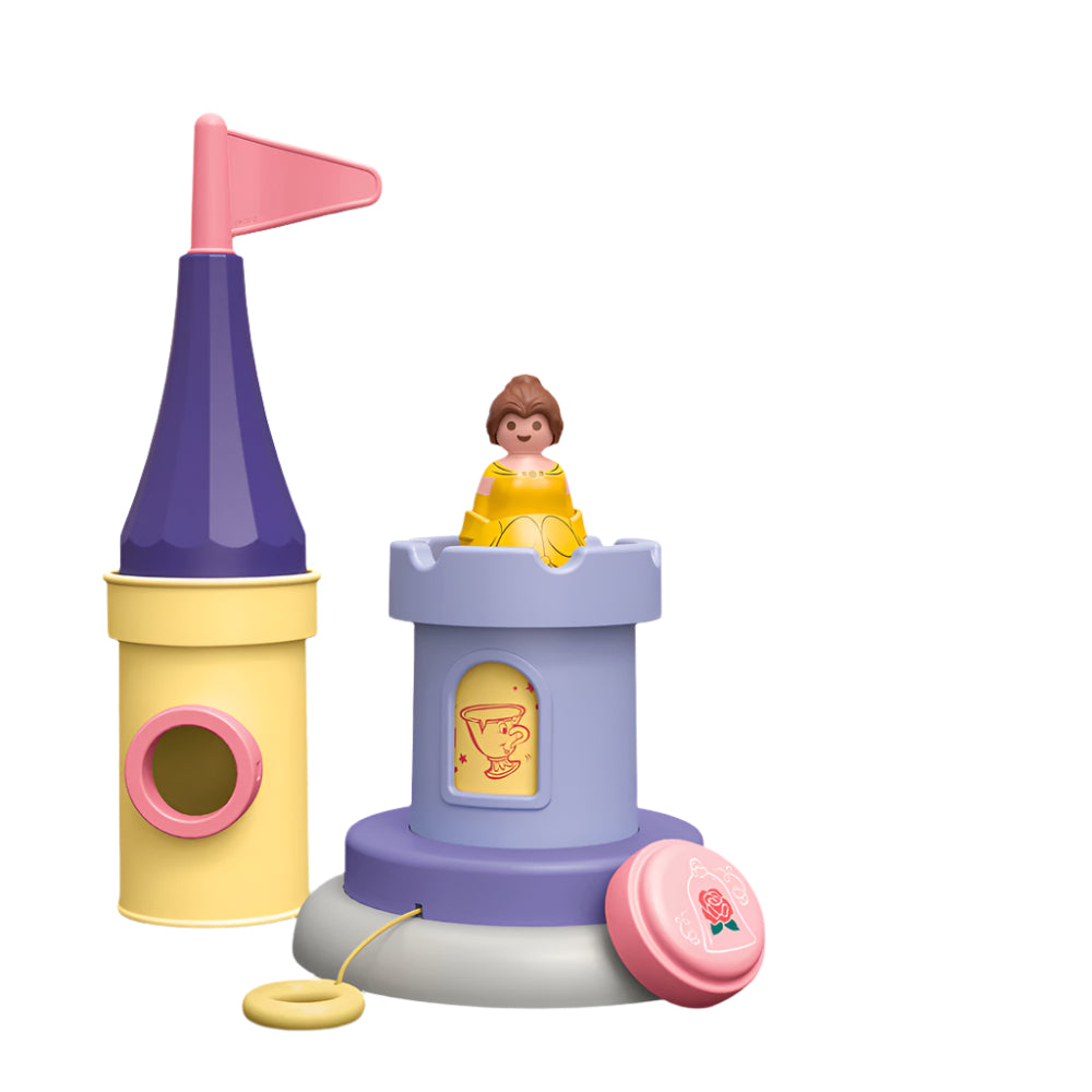 Playmobil - Playmobil Junior & Disney: Belle's Play Tower with Sound Playset - Preschool