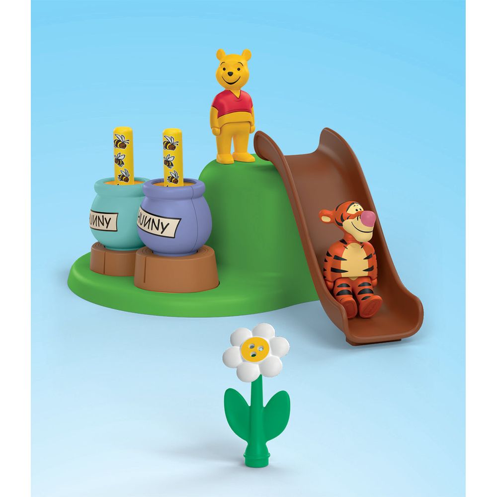 Playmobil - Playmobil Junior & Disney: Winnie the Pooh's & Tigger's Bee Garden Playset - Preschool