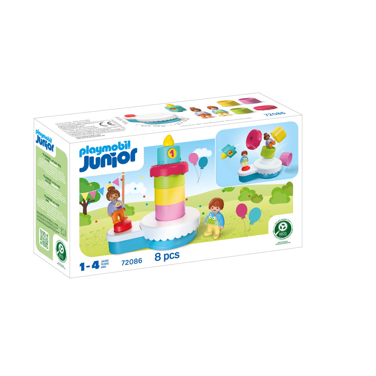 Playmobil - Playmobil Junior: Popping Surprise Birthday Cake Playset - Preschool