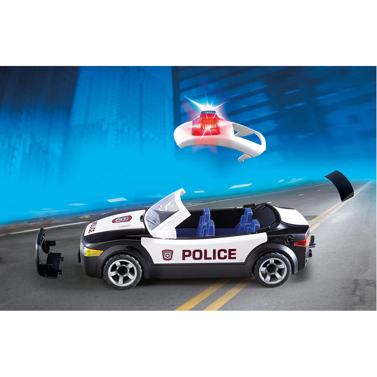 Playmobil - Police Cruiser Vehicle - Preschool