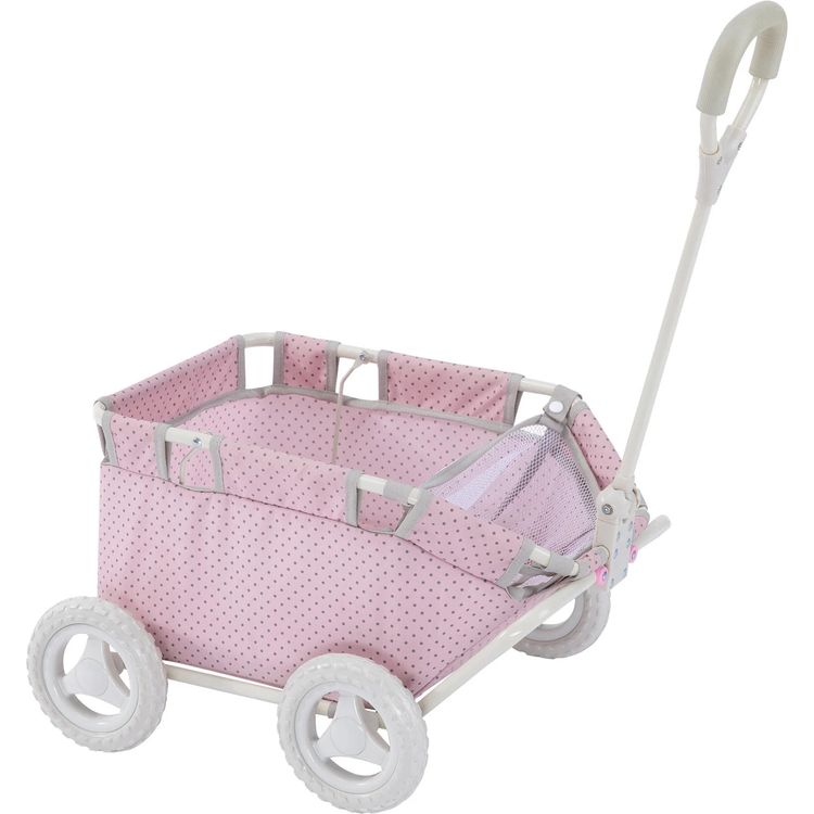 Teamson Kids - Polka Dots Princess Baby Doll Wagon - Dolls