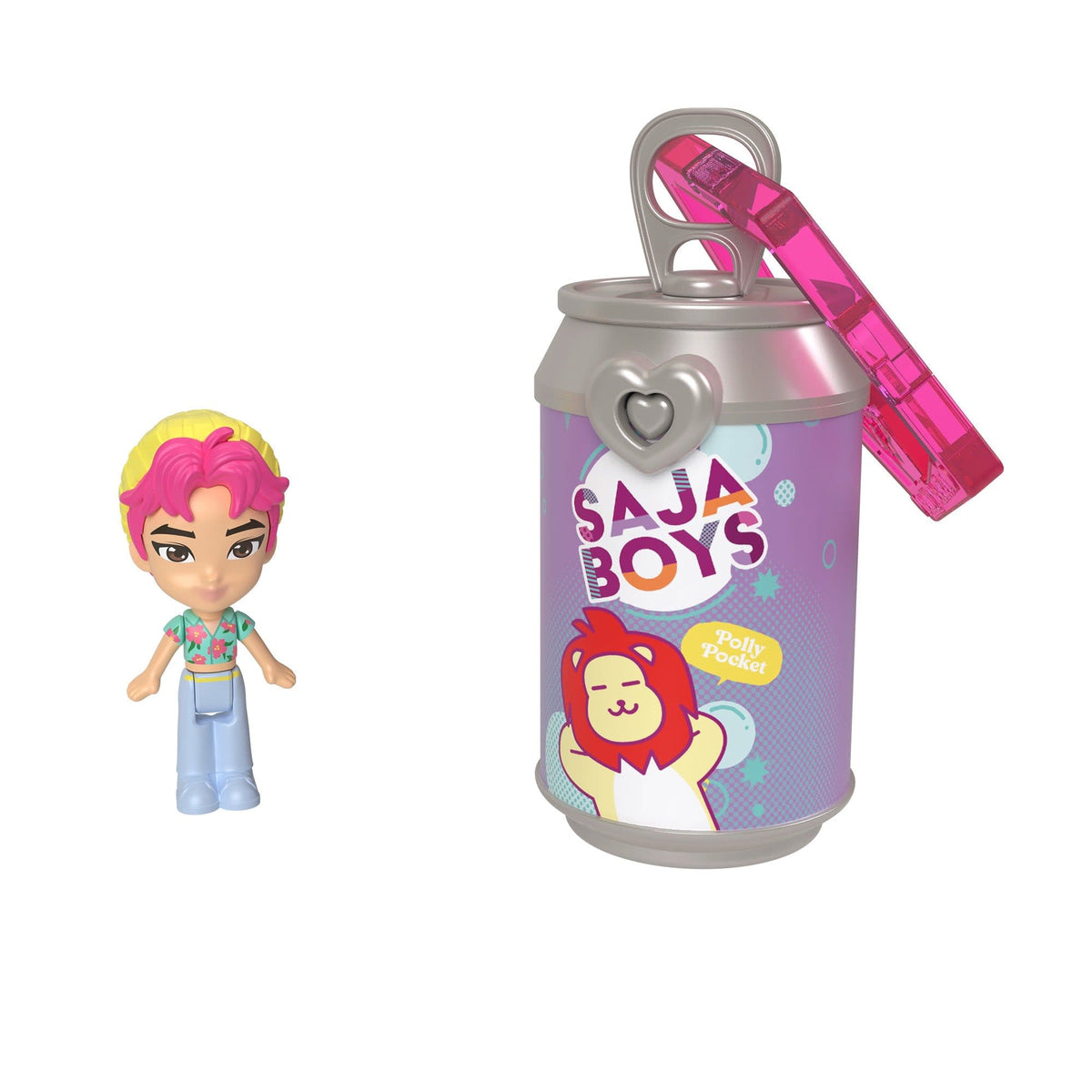 KPop Demon Hunters - Polly Pocket x KPop Demon Hunters Saja Boys 5-Pack - Dolls
