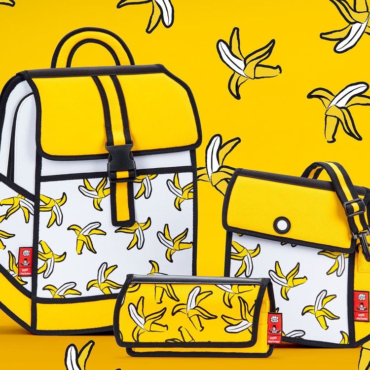 Jump From Paper - Pop Art Purse - Banana Yellow - Trend Accessories