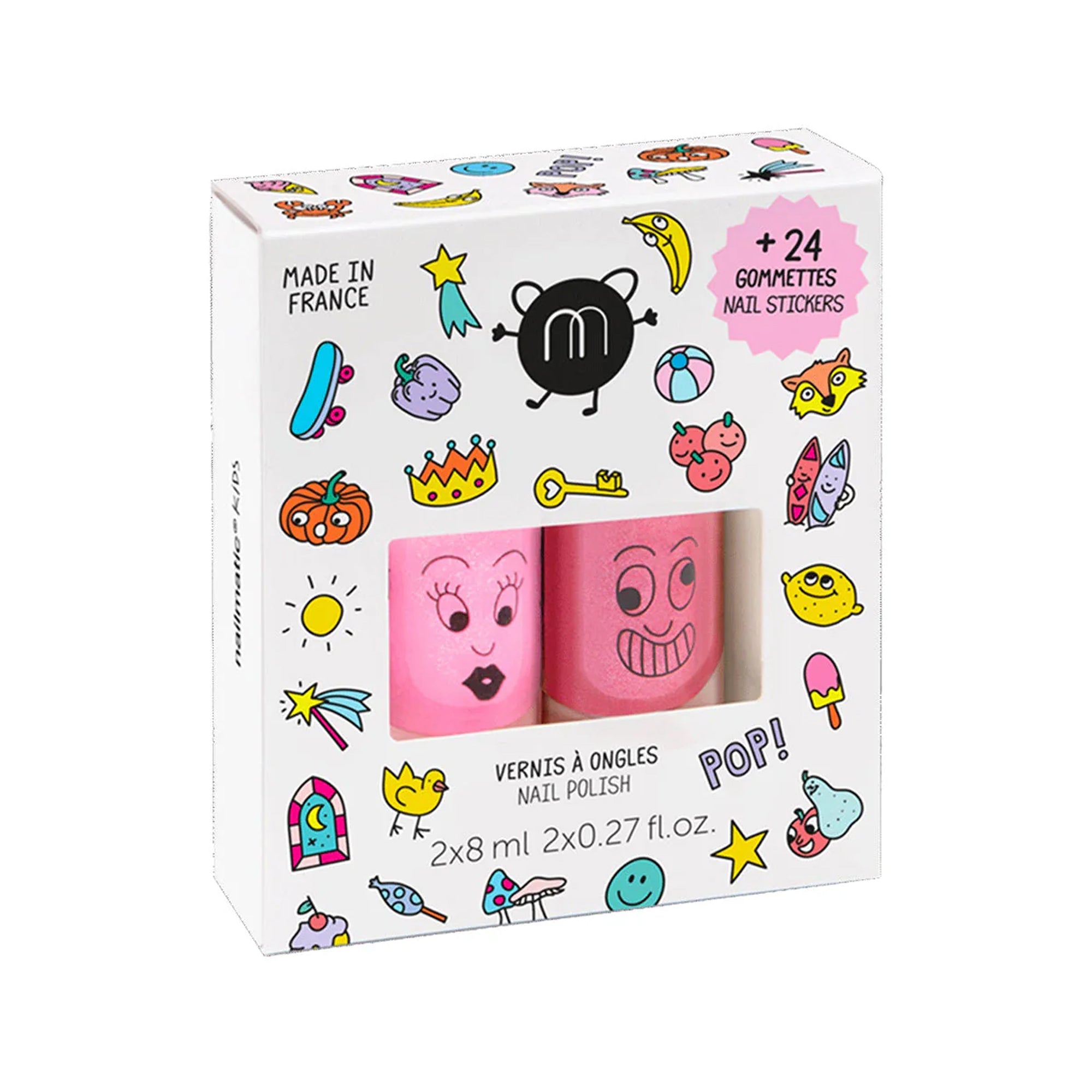 Nailmatic - Pop Nail Polish & Stickers Set - Trend Accessories