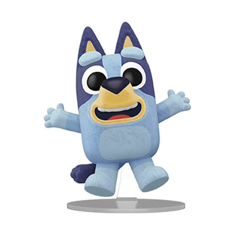 Pop! Bluey Jumping (Flocked)