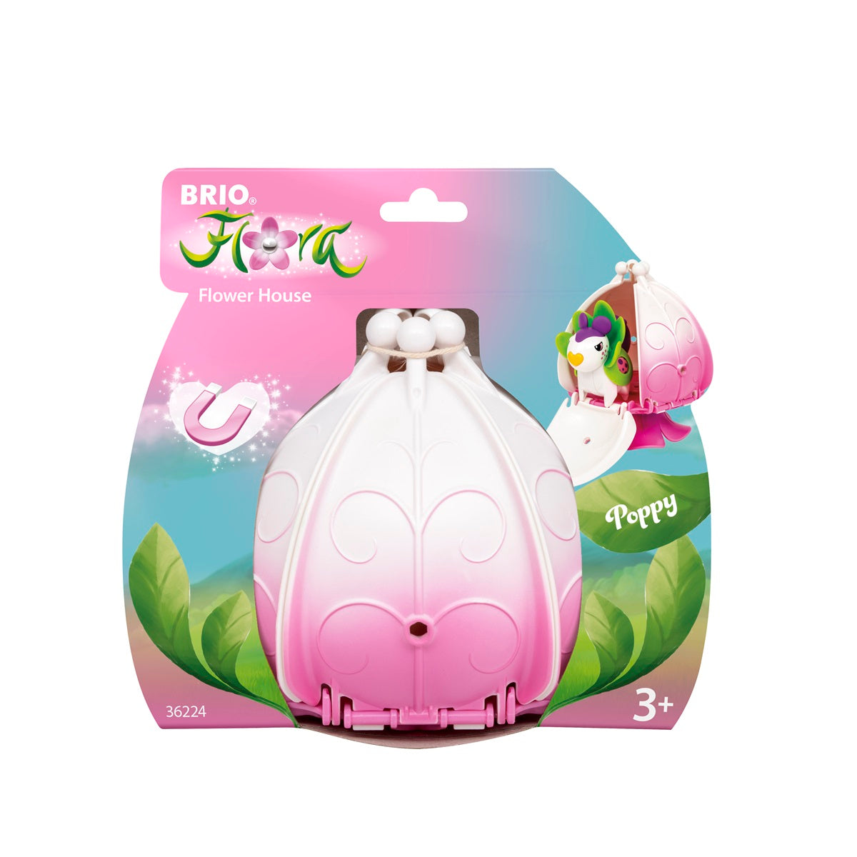 Brio - Poppy Flower House with Flora Figure - Preschool