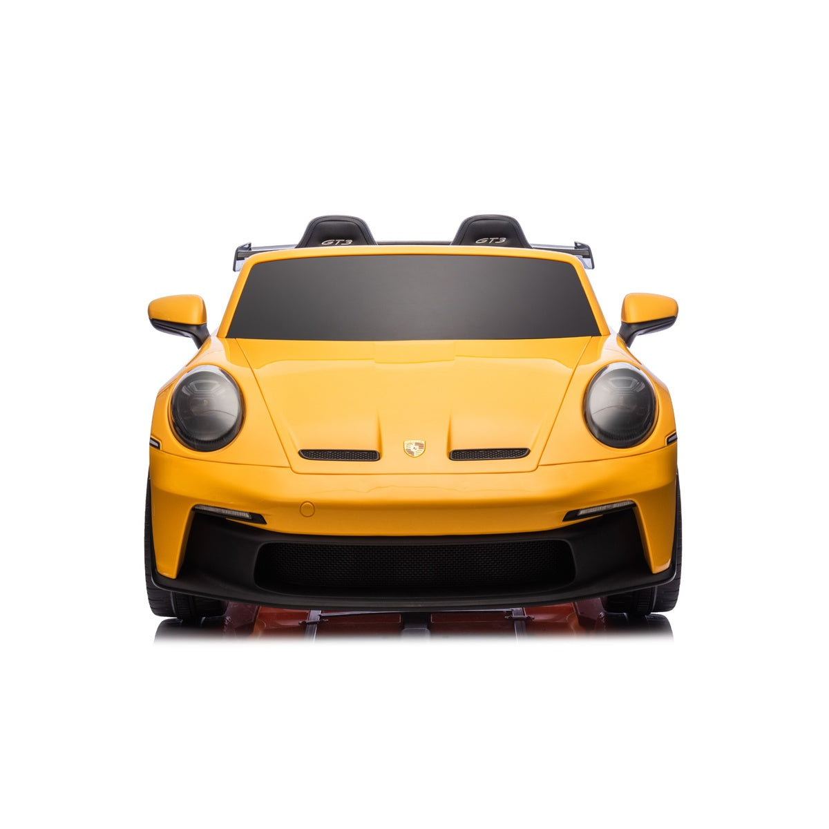 Best Ride on Cars - Porsche GT3 12V Ride-On - Yellow - Outdoor