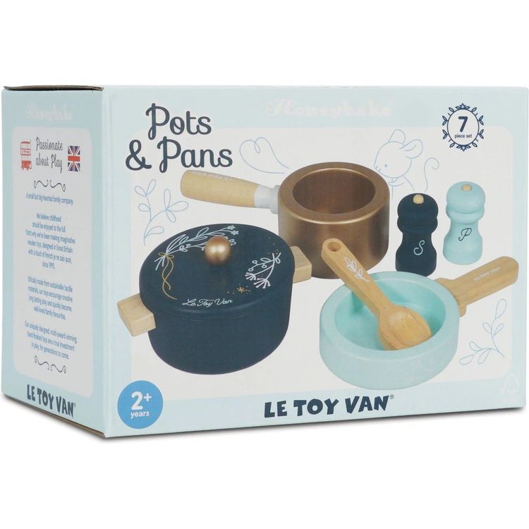 Le Toy Van - Pots & Pans Kitchen Accessories - Preschool
