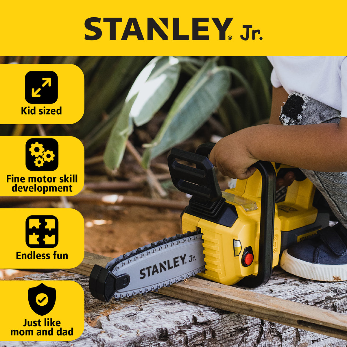 Stanley Jr. - Pretend Play Power Chainsaw - Preschool