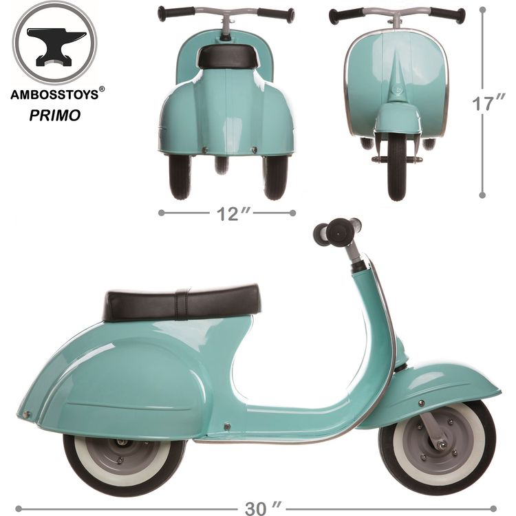 Ambosstoys - Primo Classic Ride-On Scooter - Mint - Preschool