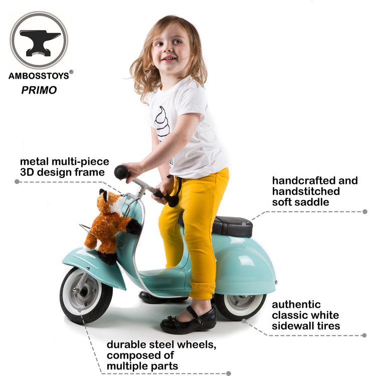 Ambosstoys - Primo Classic Ride-On Scooter - Mint - Preschool