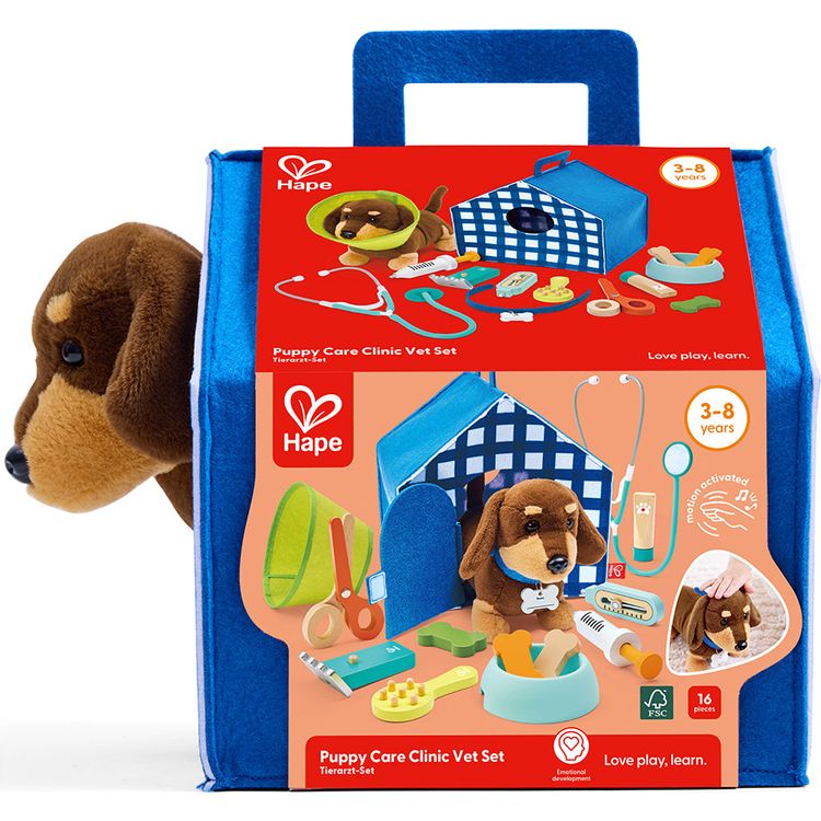 Hape - Puppy Clinic Veterinary Set - Preschool