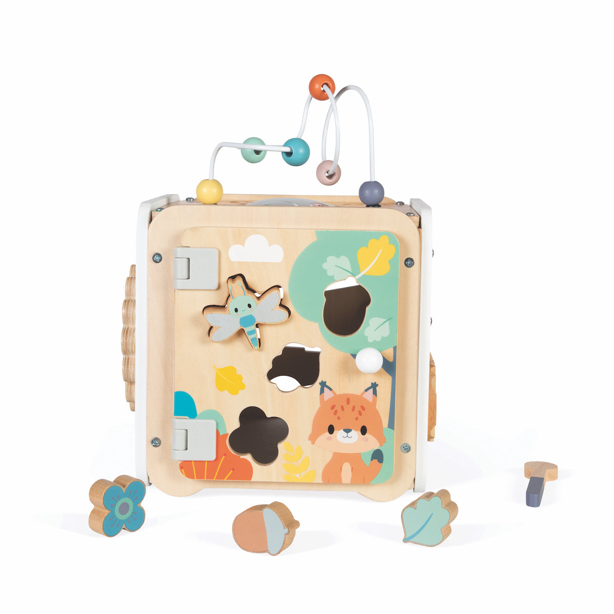 Janod - Pure Large Multi-Activity Cube - Infants