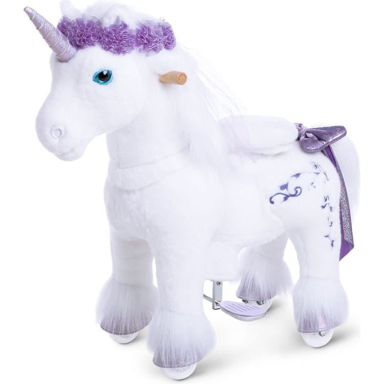 PonyCycle, Inc. - Purple Model X Ride-On Unicorn - 3-4 Years - Preschool