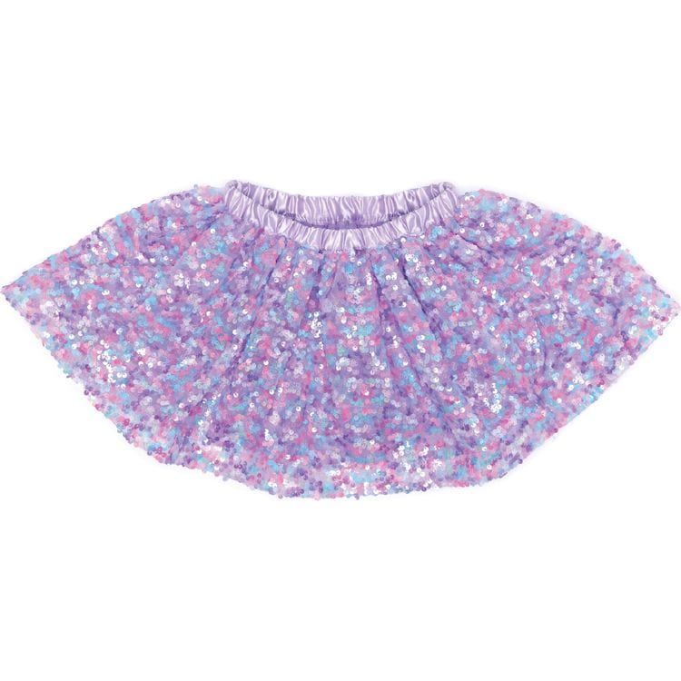 Great Pretenders - Purple Party Sequins Skirt - Size 4-6 Years - Dress up