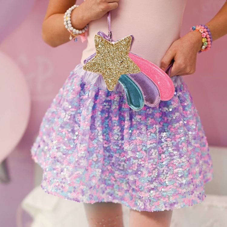 Great Pretenders - Purple Party Sequins Skirt - Size 4-6 Years - Dress up