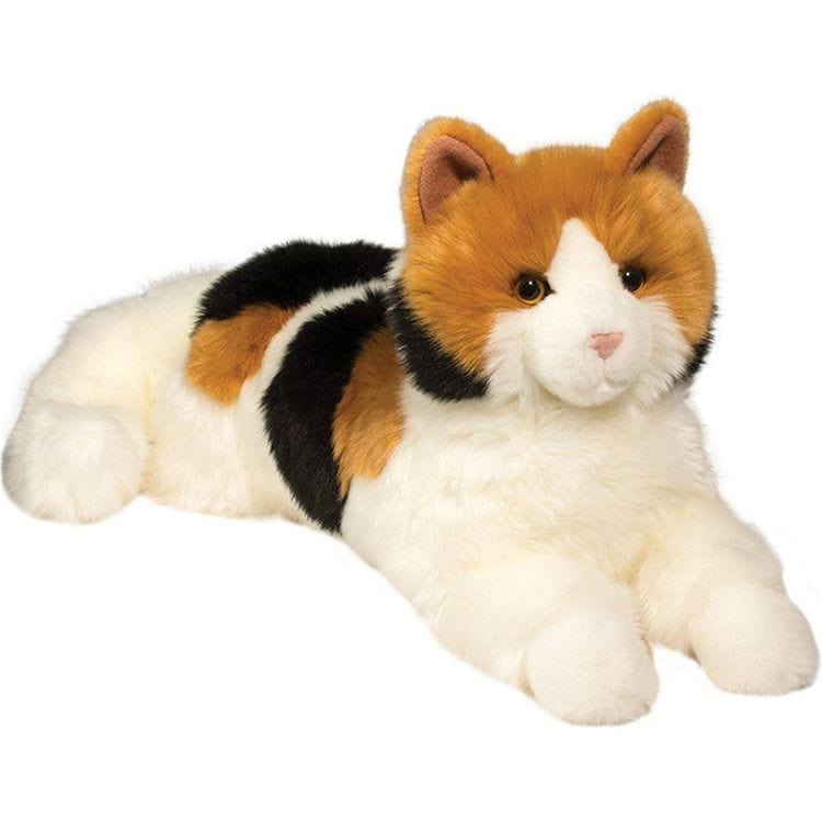 Douglas - Puzzle Calico Cat Plush - Plush
