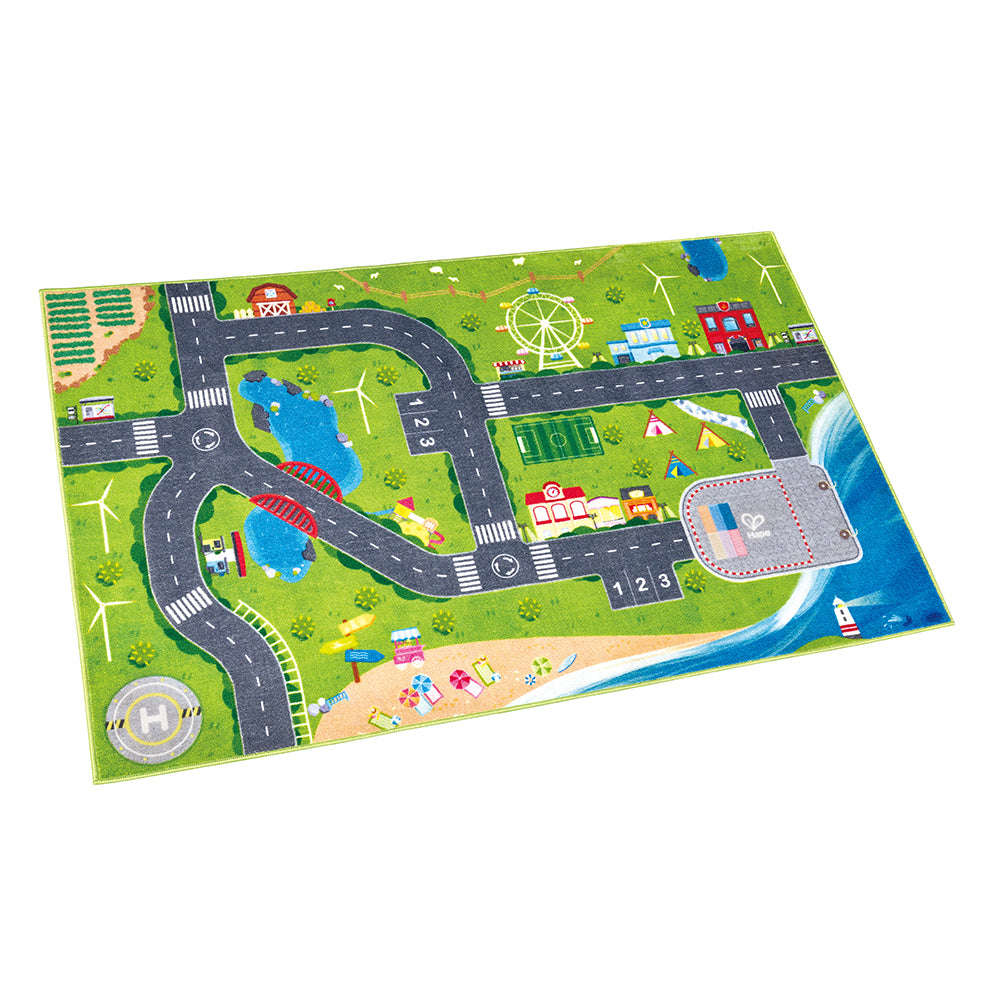 Hape - Railworld Discovery Mat - Preschool