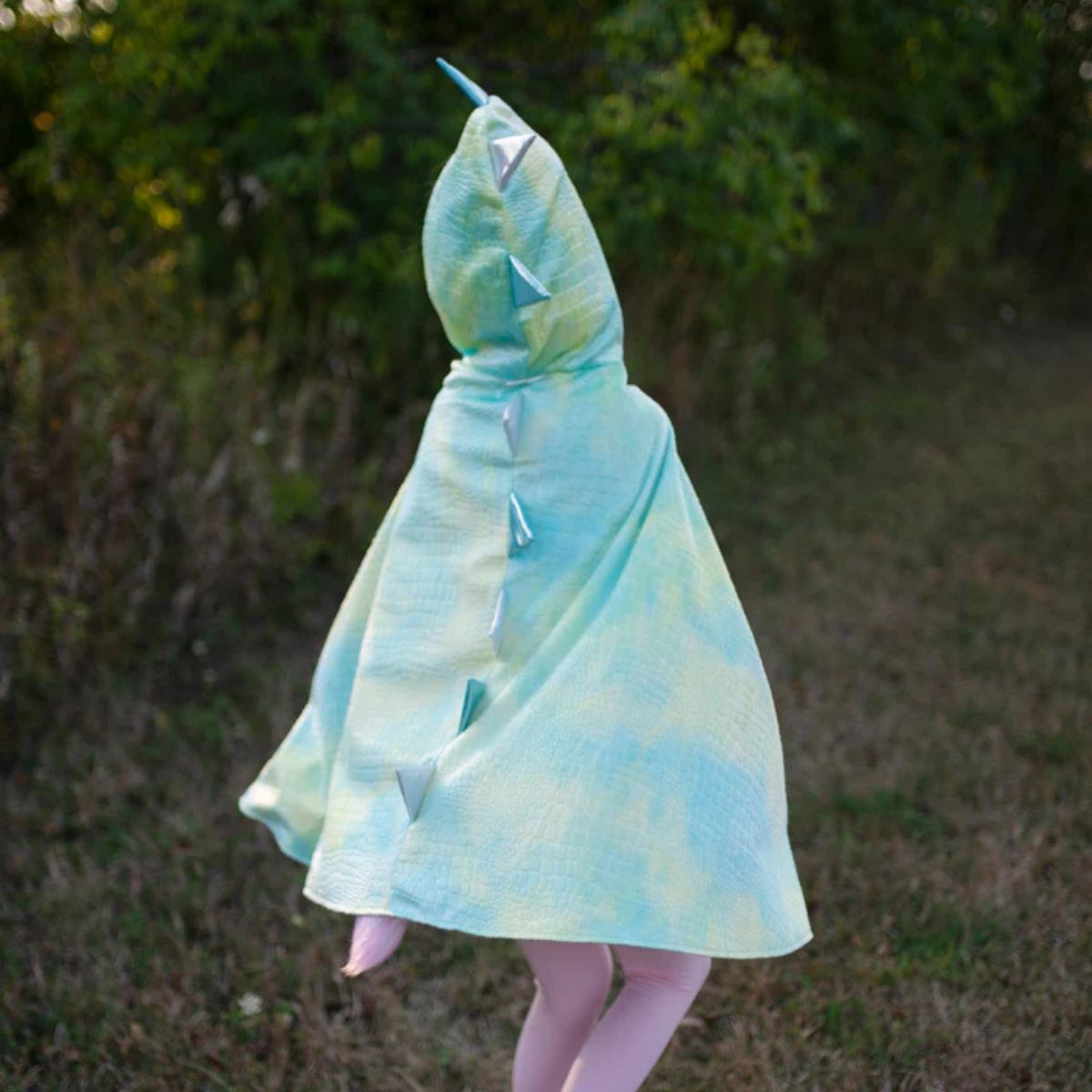 Great Pretenders - Rainbow Reversible Unicorn Dragon Cape - Size 5-6 Years - Dress up
