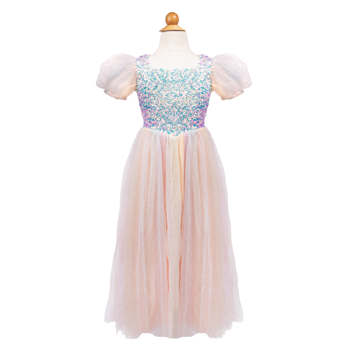 Great Pretenders - Rainbow Sherbert Sparkle Dress - Size 5-6 Years - Dress up