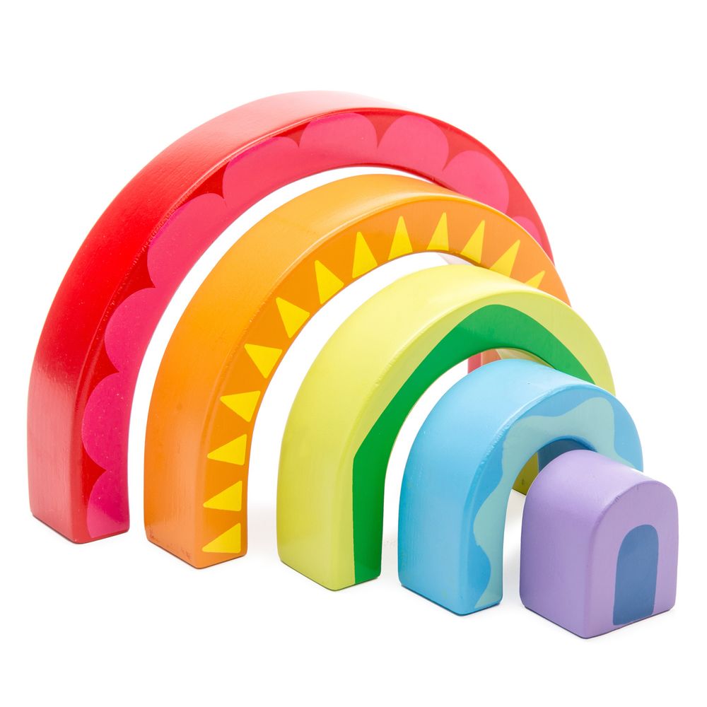 Le Toy Van - Rainbow Tunnel Toy - Preschool