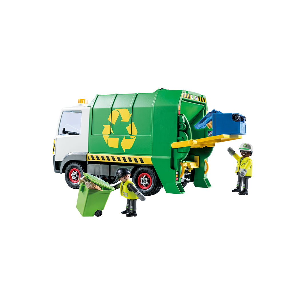 Playmobil - Recycling Truck with Accessories and 2 Figures - Preschool