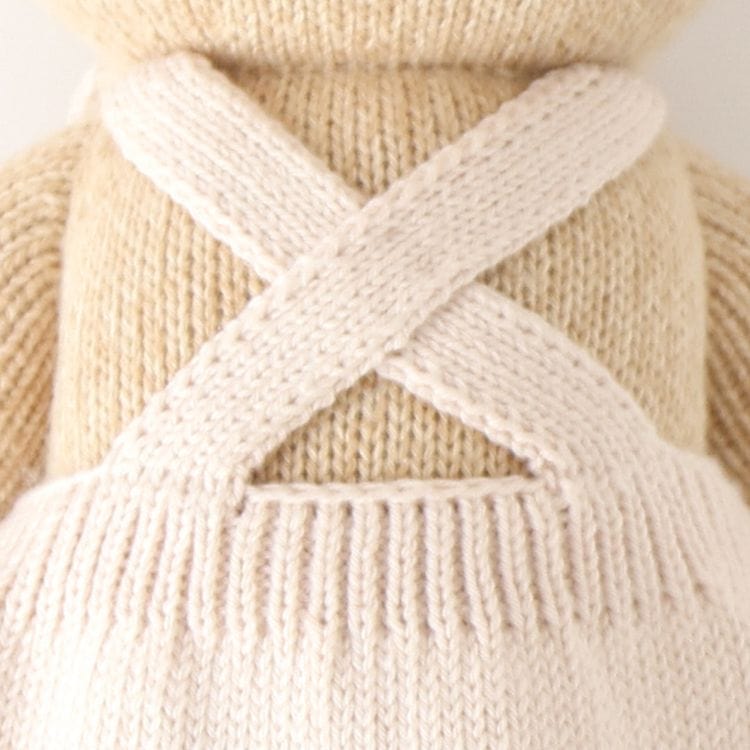 Cuddle And Kind - Regular 20" Goldie the Honey Bear Hand-Knit Doll - Plush