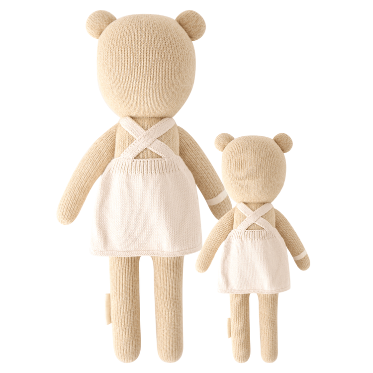 Cuddle And Kind - Regular 20" Goldie the Honey Bear Hand-Knit Doll - Plush