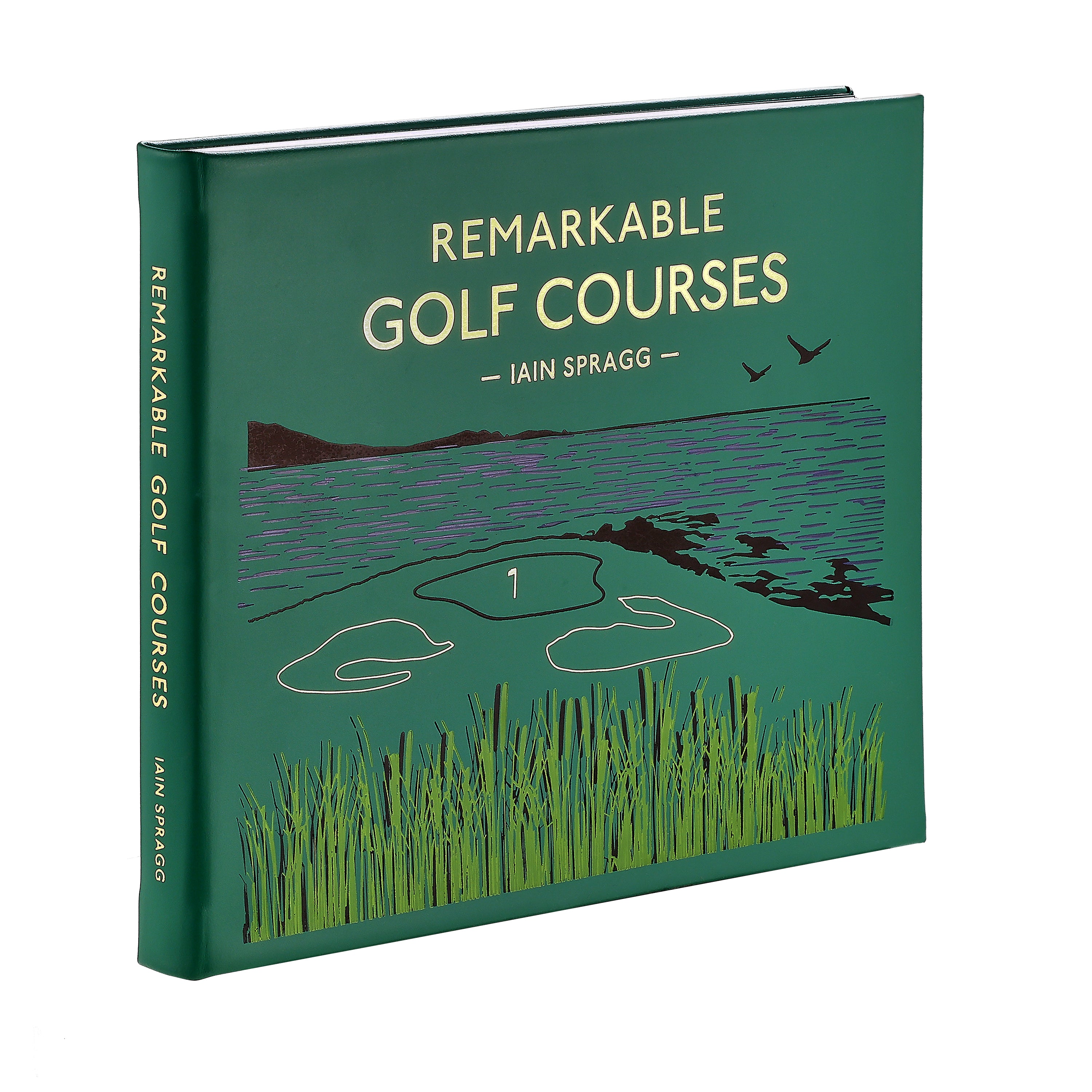 Graphic Image - Remarkable Golf Courses Book Leather Edition - Books
