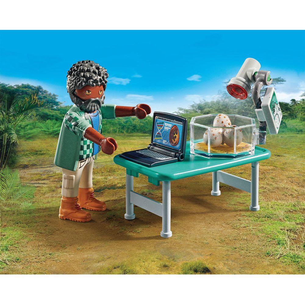 Playmobil - Research Camp with Dinosaurs Playset - Preschool