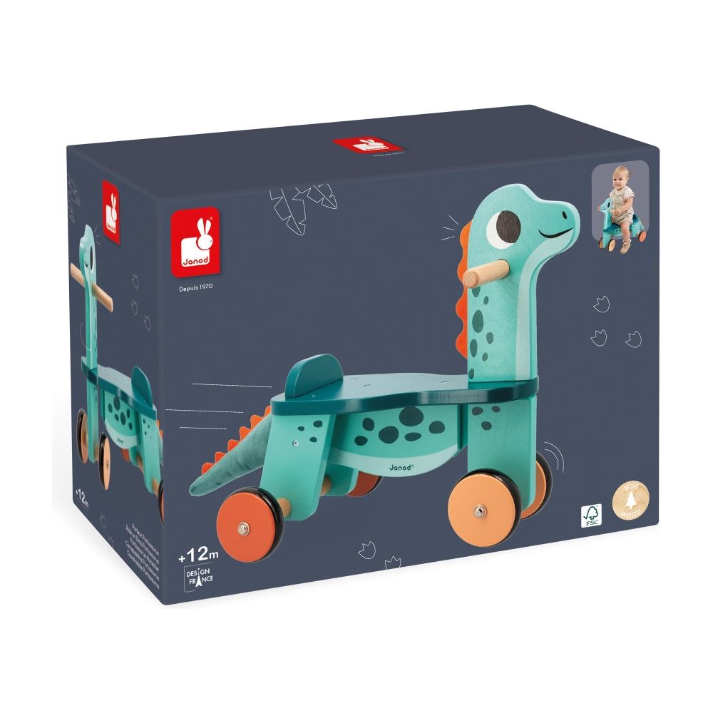 Janod - Ride On Dino Portosaurus - Infants